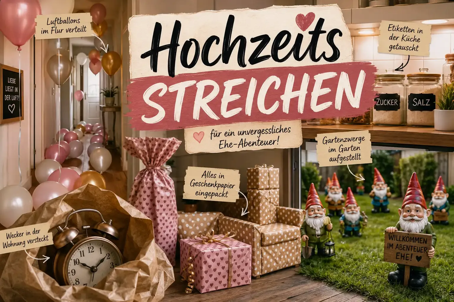 Hochzeitsstreiche: Was nach der Feier wartet | Harzglück