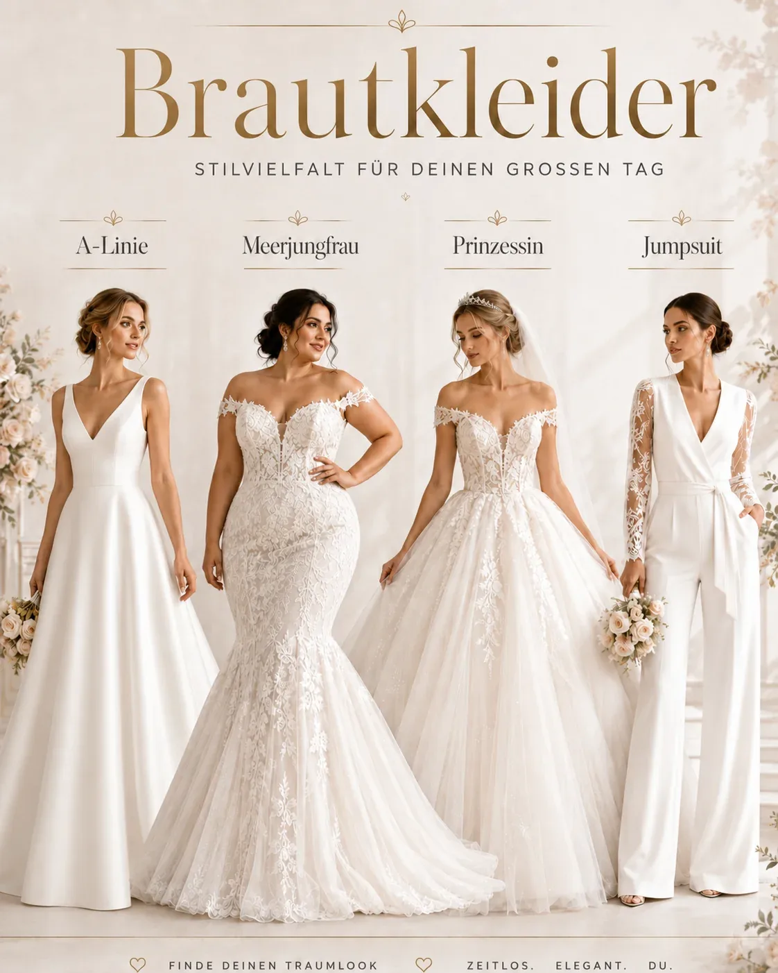 Brautkleid-Schnitt Hochzeit Harz: Silhouetten | Harzglück